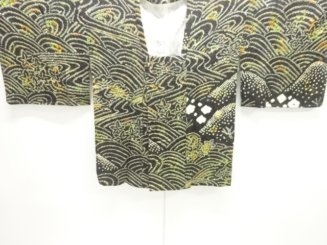 Japanese Kimono / Haori Coat Dochugi Silk